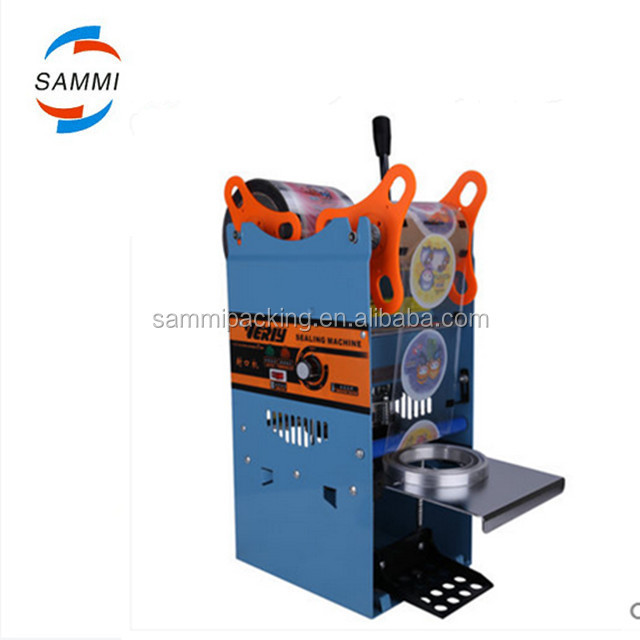 Machine à sceller électrique manuelle, thermoscelleuse pour gobelet de thé au lait, bubble tea