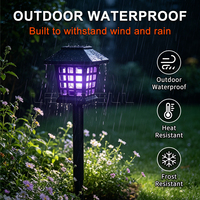 Repelente Solar de Mosquitos, Luz UV Duradera para Exteriores, Jardín, Césped, Camino Eléctrico para Matar Mosquitos, Lámpara de Luz Solar