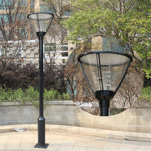 Lampe de jardin LED extérieure en fer antique, éclairage paysager, capteur de mouvement, AC 220V, IP65, résistante à l'eau, lumière chaude - Product Image 5