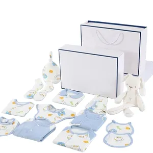 Primavera autunno New Born Full Moon Vetement Bebe 0 24 mois Baby Clothes Gift Box Set
