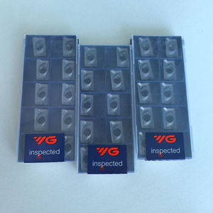 เม็ดมีดคาร์ไบด์แท้ YG-1 APKT160408PDTR สำหรับงานกัดหน้า CNC คุณภาพสูง พร้อมเคลือบ PVD CVD - Product Image 6