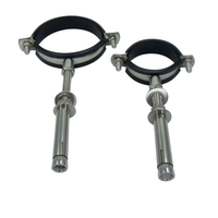 Collier de serrage pour tube en acier inoxydable 304, à vis interne allongée, pour suspension de tuyaux, vente en gros du fabricant