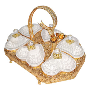 Portafrutta <span class=keywords><strong>da</strong></span> Tavolo e Scatola per Caramelle a Forma di Cuore Popolare nel 2025 - Product Image 1