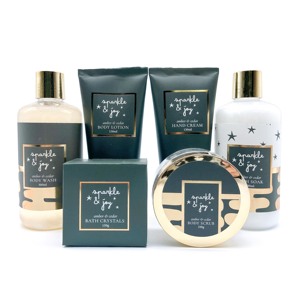 Nouveau Coffret Cadeau <span class=keywords><strong>Spa</strong></span> Noël 2026 pour Noël Vert : Soins Corps et Bain (Gel Douche, Bain Moussant, Lait Corporel, Crème Mains) - Product Image 3