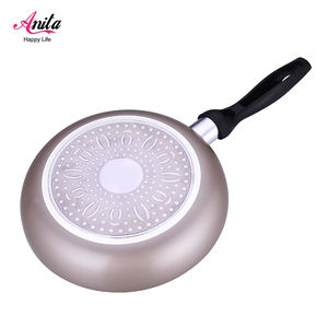Venta caliente Sartén de lujo Wok Cacerola de fondo plano Pancake Pan Wajan & Panci Pemanggang Sartenes Set - Product Image 3