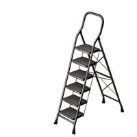 Vente directe usine : Échelle pliante multifonctionnelle extra large et robuste pour usage domestique, avec marches larges et épaisses, en promotion