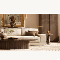 Canapé sectionnel Sassanid Cortona en promotion, avec cadre robuste et généreux, en mousse contemporaine, personnalisable pour salon