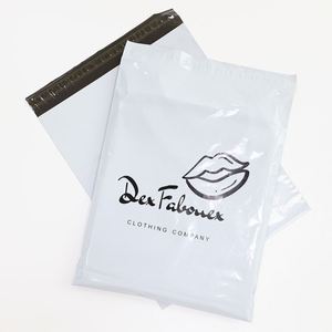 Enveloppes d'expédition pour chemises avec logo, extra larges, compostables, recyclées, en CMJN, sacs de courrier, sacs d'emballage, sacs postaux en plastique, sacs d'expédition - Product Image 2