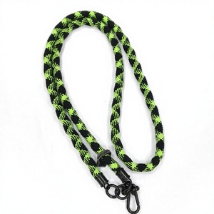 Hot Sale <b>Polyester</b> Phone Bag <b>Lanyard</b> Adjustable Round Outdoor Crossbody Neck Promotional 10mm Cotton Rope <b>Lanyards</b> with Logo - Product Image 1