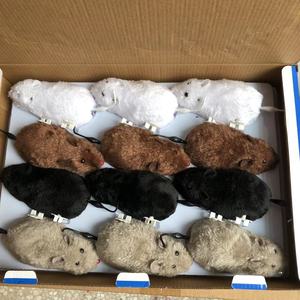 Juguete para Gatos de Peluche con Resorte Automático, Simulación de Ratón, Venta al Por Mayor del Fabricante, Empaquetado en Caja - Product Image 3