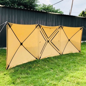Quatre saisons Camping en plein air coupe-vent abri plage pique-nique pliable coupe-vent coupe-vent pare-vent - Product Image 2