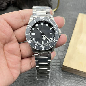 Adventure Men Dual Time <b>Watch</b> 42mm Titanium <b>Case</b> Rotating Bezel Green Band <b>Watch</b> - Product Image 1