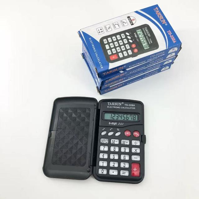School Calculator Top Level 8 Digit Mini Clip Cover Protective Electronic Digit Calculator All Plastic