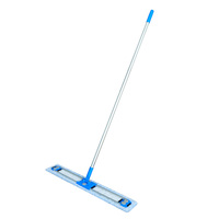 Outils et accessoires de nettoyage industriel, connexion rapide, cadre de balai à poussière à sec plat en microfibre d'aluminium léger de 36 pouces