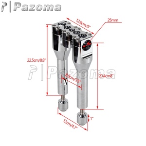 Negro motocicleta 25mm 1 "barra manillar elevador abrazadera Kit aluminio para Harley Dyna Sportster XL1200 XL <span class=keywords><strong>883</strong></span> 72 48 C N L X <span class=keywords><strong>R</strong></span> - Product Image 6