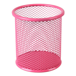 Creative Wrought Iron Hollow Desktop <b>Pen</b> Holder Round Metal Storage Bucket For Students Stationery Multifunctional - Product Image 5