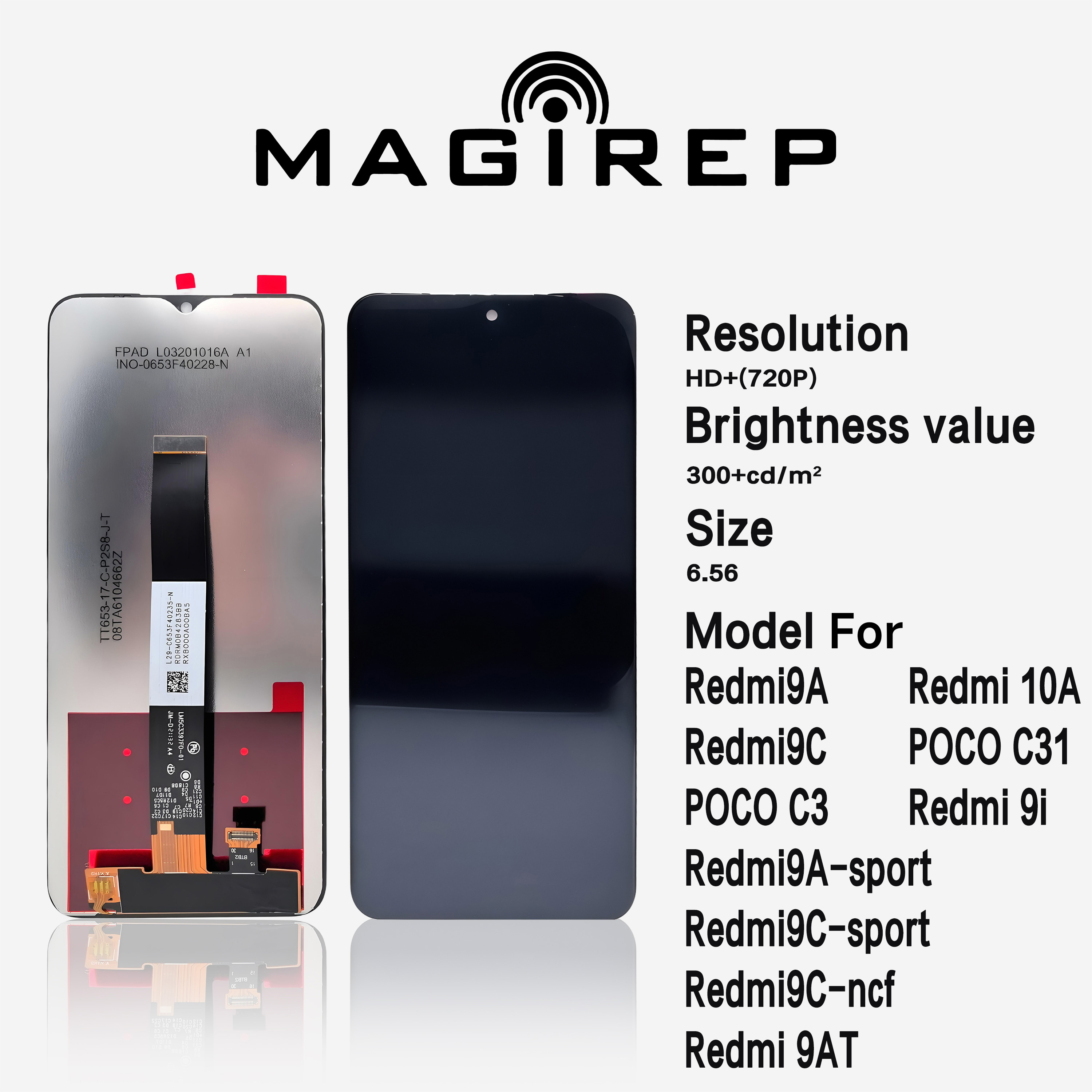Para POC0 C3/C31 Redmi9A/9C/9I/10A