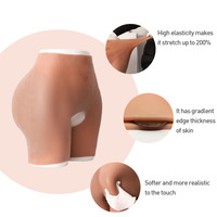 Pantalon Gainant en Silicone Grande Taille Hanches Rembourrées Faux Fessiers Rehaussant le Fessier et Contrôlant le Ventre pour Femmes Africaines