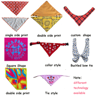 Bandanas personnalisées pour animaux de compagnie, bavoirs unis pour chiens, foulards en coton pour chiots et chats, accessoires de couleurs unies, bandanas pour chiens