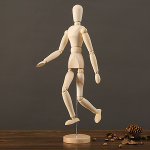 Modèle de main articulée en bois Master Gu 7116A pour le dessin, la peinture et la décoration intérieure - Product Image 4