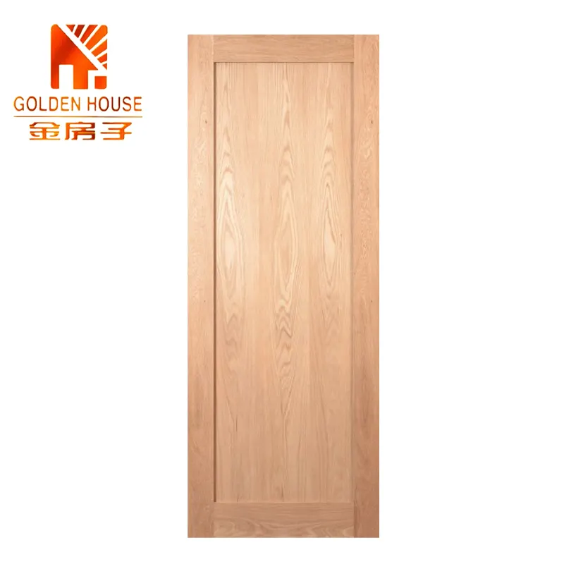 Oak Wooden Shaker Style Door Honeycomb Shaker Door Kitchen With White Primer Panel Shaker doors for house