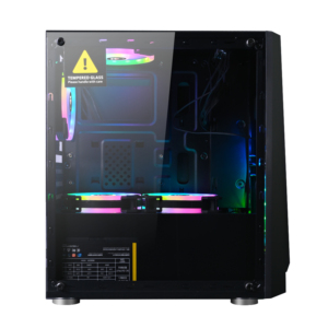 Itx cpu armoire cool <span class=keywords><strong>atx</strong></span> <span class=keywords><strong>tour</strong></span> complet de bureau avec écran lcd acrylique robuste pc refroidissement boîtier d'ordinateur de jeu - Product Image 4