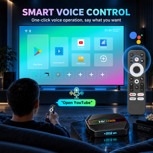 กล่องทีวีอัจฉริยะ Top-king HK1 RBOX X5S ระบบแอนดรอยด์ 14 ชิปประมวลผล Amlogic S905Y5 รองรับ 4K <span class=keywords><strong>AV1</strong></span> WiFi6 หน่วยความจำ 4GB 64GB พร้อมระบบสั่งงานด้วยเสียง - Product Image 5