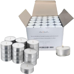 Bougie votive Valentiner, bougie OEM, bougie en cire de paraffine, bougie blanche colorée, bougie chauffe-plat - Product Image 1