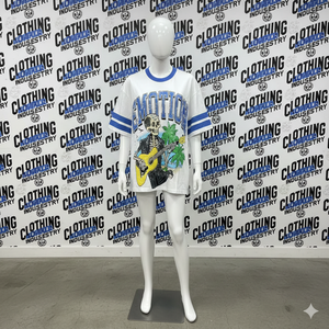 T-shirt Homme Oversize Imprimé DTG Streetwear Manches Courtes Personnalisé 100% Coton Lavage Acide Prix de Gros - Product Image 1