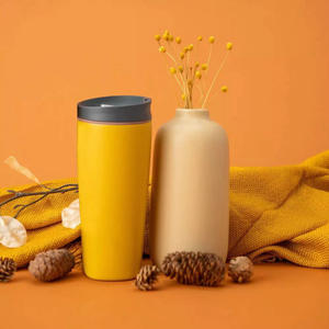 Nouveauté 2025 pour l'exportation : Tasse thermos isotherme en acier inoxydable, isolation thermique 6-12 heures, forme ventrue, avec paille, design simple et tendance - Product Image 1