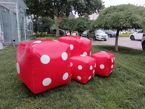 Bán buôn thiết kế mới tùy chỉnh đầy màu sắc công ty hoạt động bên ngoài Inflatable Cubes xúc xắc - Product Image 2