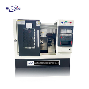 <span class=keywords><strong>China</strong></span> TCK36 TCK40 Torno <span class=keywords><strong>CNC</strong></span> automático con servomotor Guía lineal Cama inclinada pequeña 220V Tipo horizontal digital - Product Image 1