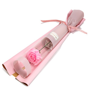 Cadeau de la Saint-Valentin 2022, fleurs artificielles faites à la main, cadeaux pour la fête des mères, bouquet de roses en savon - Product Image 2