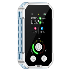 5-in-1-Plug-In Kohlen monoxid Gas Rauch temperatur Feuchtigkeit detektoren Batterie Backup für Home RV Apartment-Persönliche Alarme für die Sicherheit - Product Image 2