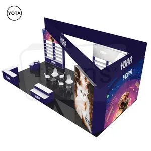 Tawns Hot Sale Pop-up Tension Fabric Trade Show Display Booth Popup Frame