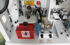 6-functions KDT Automatic Edge Banding Machine Melamine Plywood Edge Bander Machine For Woodworking