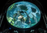 Dôme de projection vidéo, planétarium, écran de couverture de dôme, cinéma 360 degrés, tente de dôme, projecteur de théâtre
