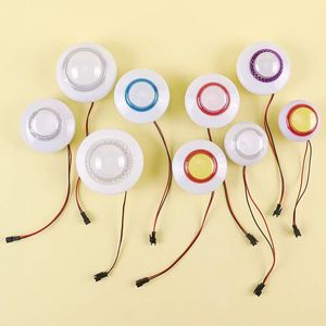 Phong cách mới 60mm RGB LED <span class=keywords><strong>push</strong></span> <span class=keywords><strong>button</strong></span> đầy màu sắc nấm-sd Arcade trò chơi điều khiển cho Đồng tiền hoạt động trò chơi - Product Image 1