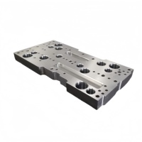Plaque de base en acier usinée CNC de précision, sur mesure, pour l'emballage, l'impression et les machines industrielles