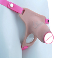 ANOSX Silicone Pénis Packers Portable Gode Creux Transgenre FTM Sexy Sous-Vêtements BDSM Chasteté Pénis Manches Sex Toys Vente En Gros