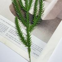 Ranting Pinus Buatan YL Dekorasi Pohon Natal Ramah Lingkungan Plastik Tahan Lama Simulasi Tinggi Hijau 37cm Untuk Dalam Ruangan