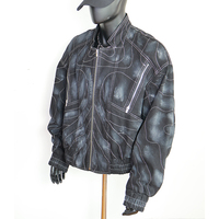 Veste polaire réversible vintage à capuche coupe-vent avec logo brodé Neohope OEM pour homme, taille plus, fermeture éclair intégrale