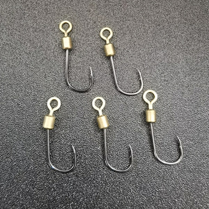 Anzuelo Giratorio Ise Ni Tipo Lure para Pesca Jigging, Anzuelo No. 3 con Curvatura Ascendente, Material de Latón, Anzuelo Giratorio para Pesca en Lago, Accesorio de Pesca - Product Image 5