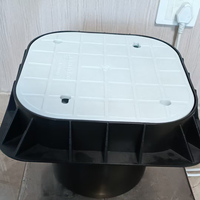 Boîtier de contrôle de système de mise à la terre en caoutchouc de silicone en gros, deux styles, durable, plus de 50 ans en stock
