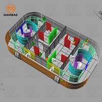 Grande salle d'évasion mobile gonflable Divertissement pour Halloween Fête gonflable Evnet Maison hantée géante labyrinthe