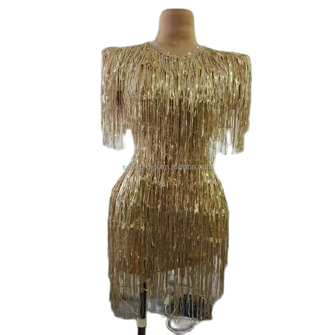 gold tassle dress Maggie Sottero Anniston Lane Wedding Dress main image 1