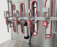 KEFAI Remplisseuse de liquide verticale semi-automatique à quatre têtes pour bouteilles Remplisseuses automatiques d'huile