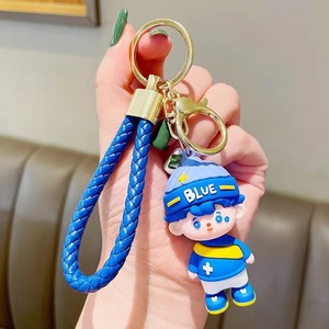Porte-clés pendentif Angela en silicone, figurine homme élégant, cadeau souvenir, best-seller - Product Image 5