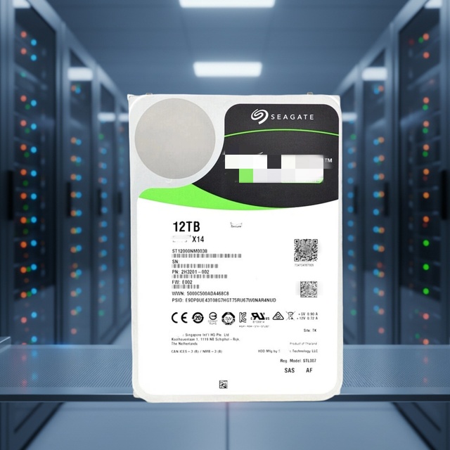 ST12000NM0038 X14 Series 12TB 7200RPM SAS 12GB/S 256MB Cache (512e) 3.5-Inch Enterprise Hard Drive Server HDD