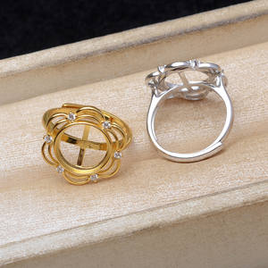 Boucle d'oreille en argent S925 en forme de feuille d'érable avec support creux en branche de saule de 8-9 mm, accessoires de bricolage, trouvailles et composants de bijoux - JG6008 - Product Image 4